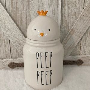 Rae Dunn Peep Peep Baby Chick Canister